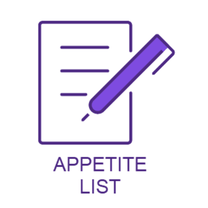 Appetite List